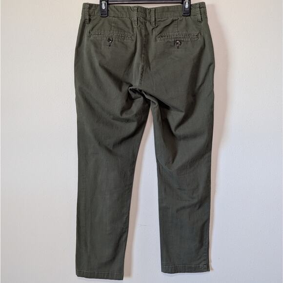 4/$20 Goodfellow & Co Olive Green The Every Wear Chino Athletic Fit 34W 30L - Picture 3 of 8